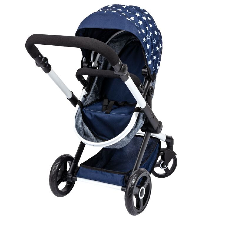 Bayer Dolls Pram XEO Blue, , hi-res
