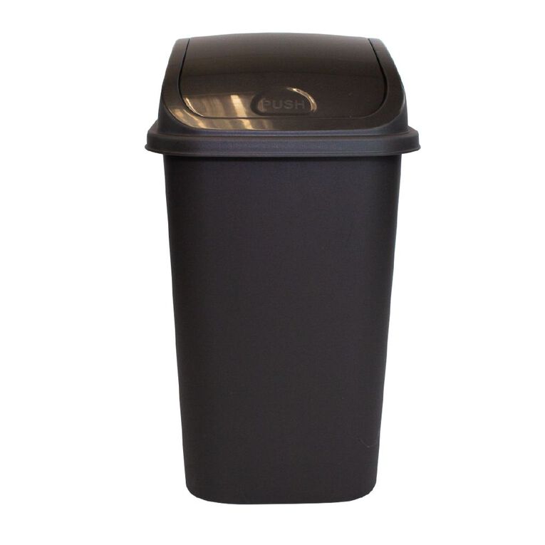 Taurus Flip Bin Charcoal 29L, , hi-res