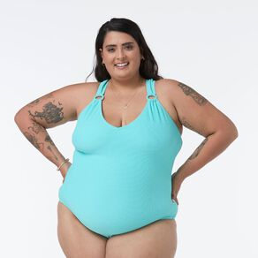 H&H Women's Plus Size Crinkle Swimsuit