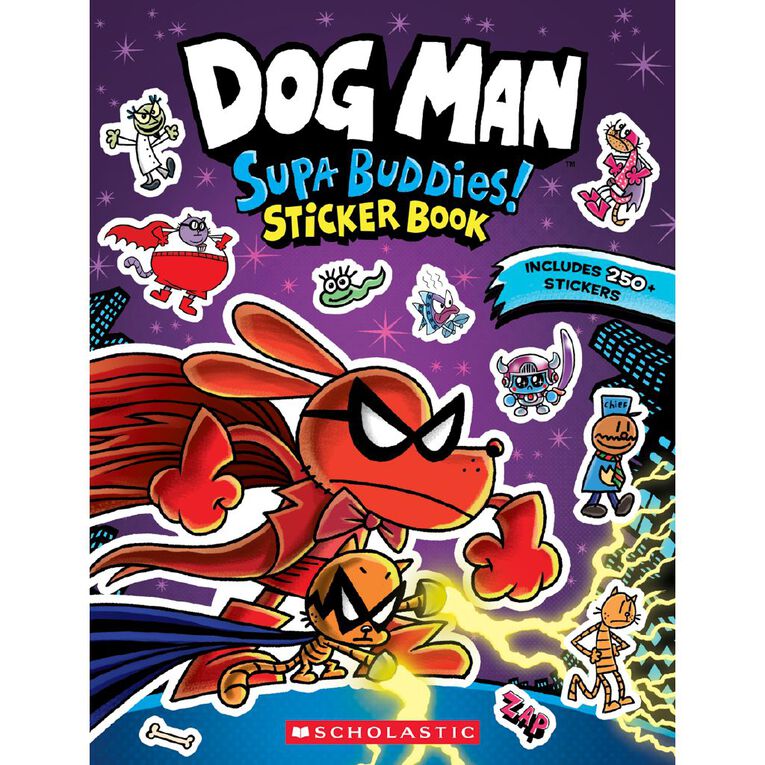 Dog Man: Supa Buddies! Sticker Book by Dav Pilkey, , hi-res