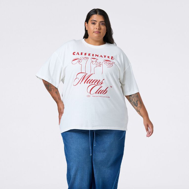 H&H Women's Short Sleeve Mothers Day Tee, White, hi-res