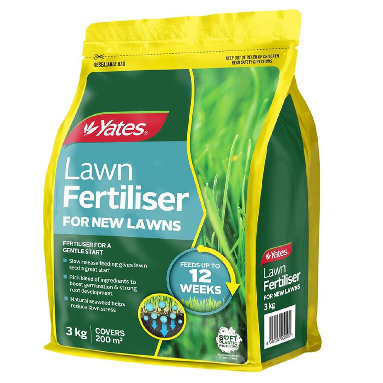 Yates New Lawns Fertiliser 3kg, , hi-res