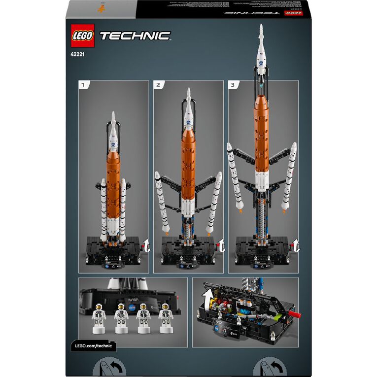 LEGO Technic NASA Artemis Space Launch System Rocket 42221, , hi-res