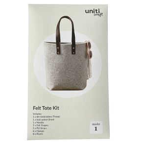 Uniti Adults Felt Tote Stitching Kit