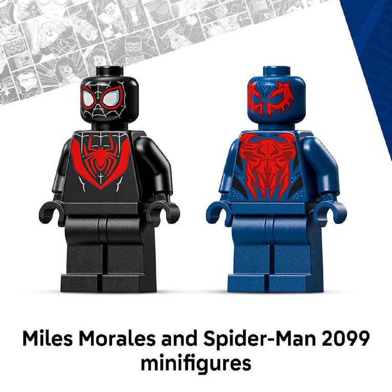 LEGO Marvel Super Heroes Miles Morales Mech vs Spider Man 2099 76337, , hi-res
