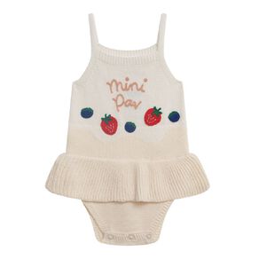 Young Original Babies' Christmas Pavlova Knitted Romper