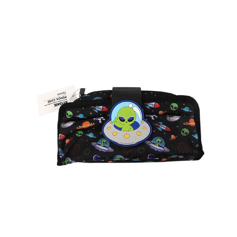Kookie Space Pencil Case Black, , hi-res