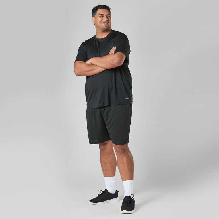 Active Intent Men's Cooldry Tee, Black, hi-res