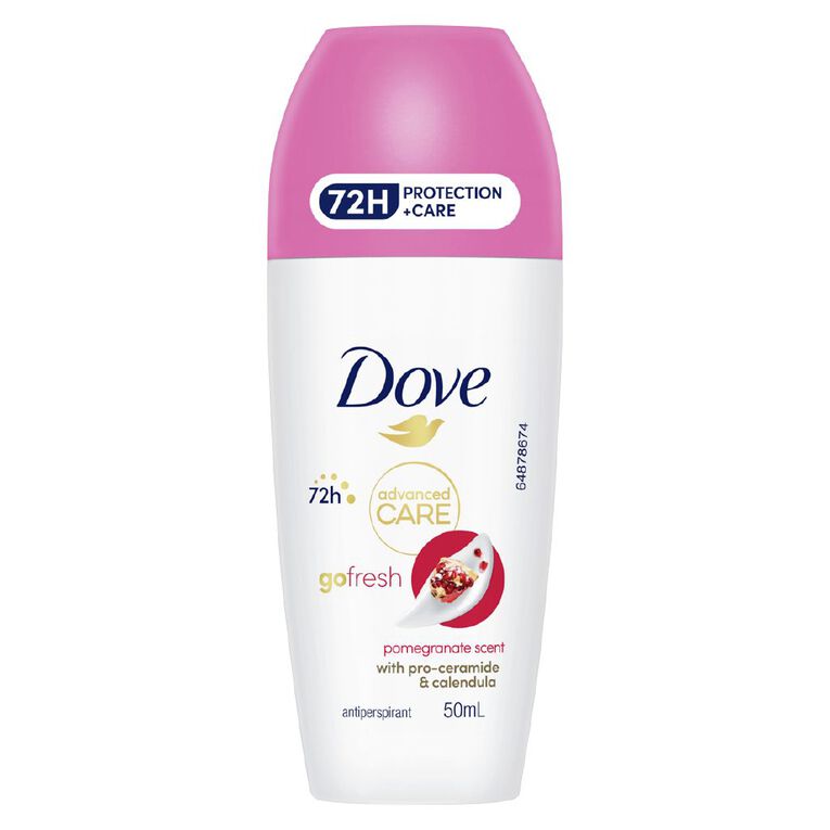 Dove Deodorant Roll On Pomegranate 50ml, , hi-res