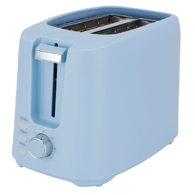 Living & Co Toaster 2 Slice Blue, , hi-res
