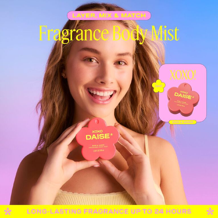 Daise Fragrance Body Mist Rose & Amber, , hi-res