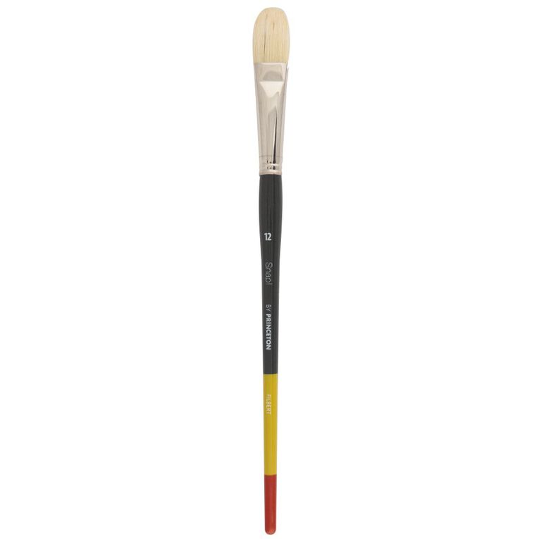 Princeton Snap Brush Long Handle Bristle Filbert 12, , hi-res
