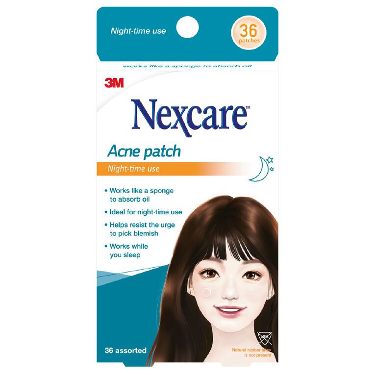 Nexcare Acne Absorbing Night Patch 36 Pack, , hi-res