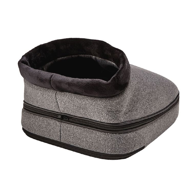 Living & Co 2-in-1 Shiatsu Foot and Back Massager Black/Grey, , hi-res