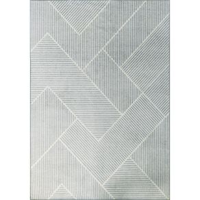Living & Co Indoor Outdoor Rug 140 x 200 cm Diamond Grey 140 x 200cm