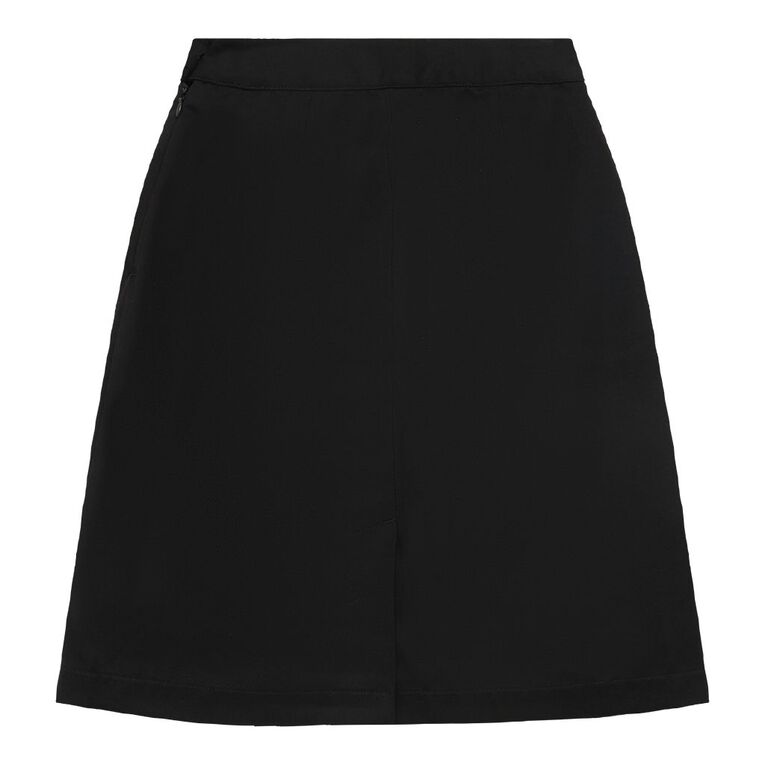 Schooltex Two Side Pleat Skirt, Black, hi-res