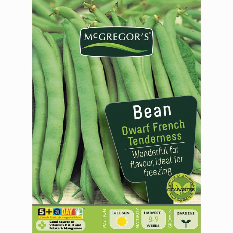 McGregor's French Dwarf Tenderness Beans Vegetable Seeds, , hi-res