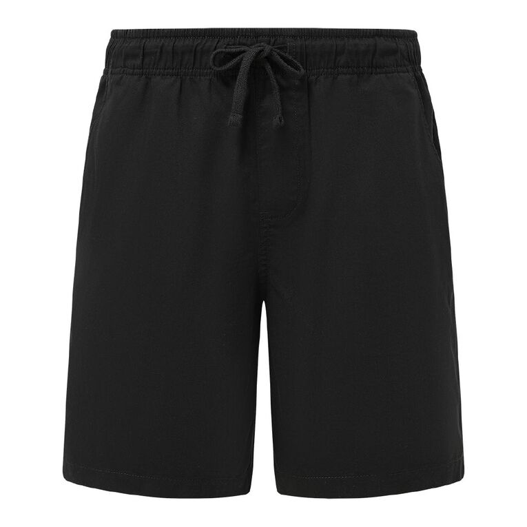 H&H Men's Woven Shorts, Black, hi-res