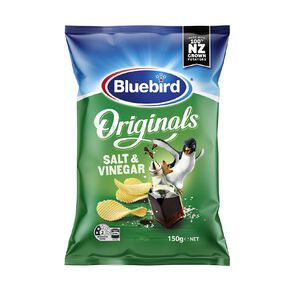 Bluebird Original Cut Salt and Vinegar 150g