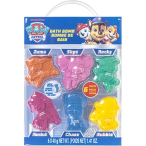 Paw Patrol Bubblin' Bath Fizzer 6 Pack 6 Pack