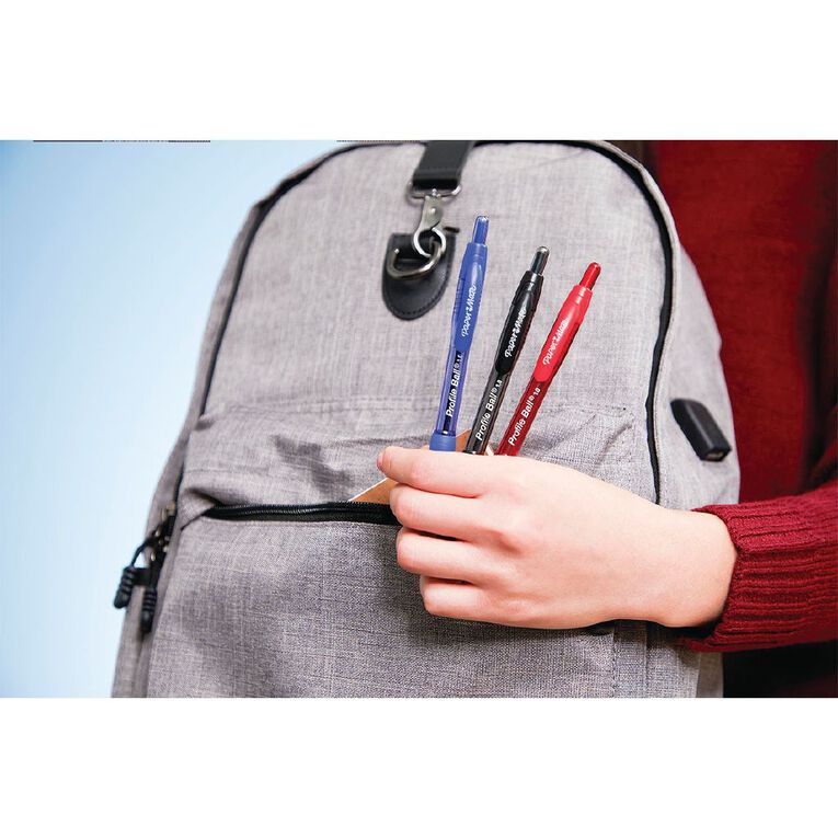 Paper Mate Profile Retractable 1.0mm Ballpoint Pens Assorted 4 Pack, , hi-res
