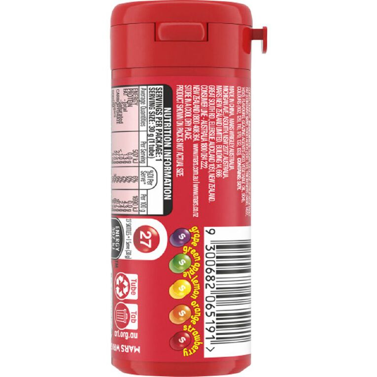 Skittles Fruits Tube 30g, , hi-res