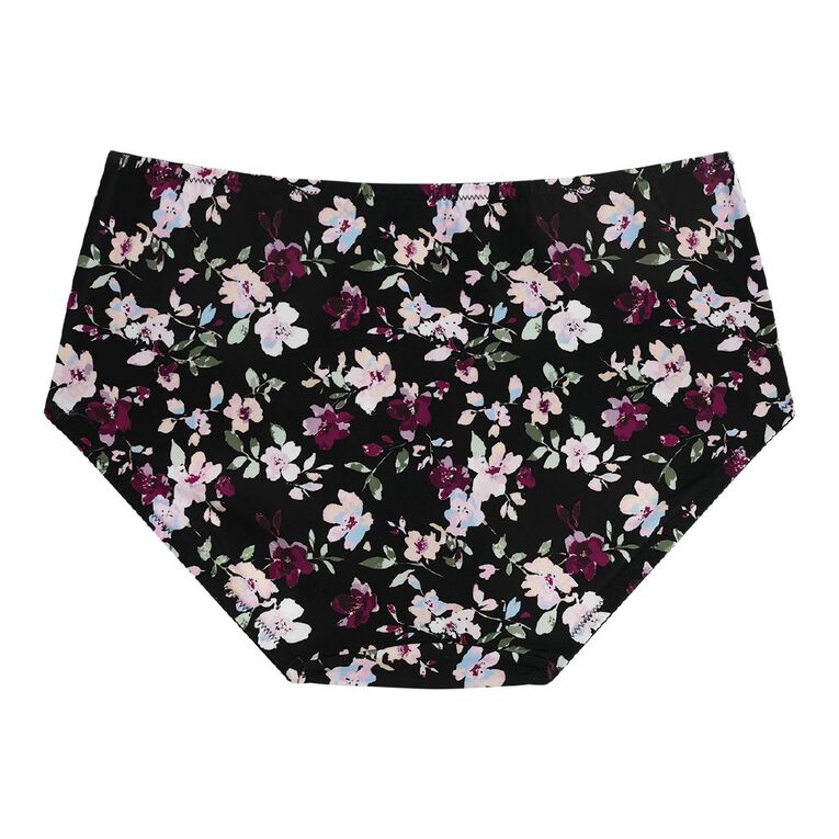 H&H Women's Ivy Lace Full Brief, Black, hi-res