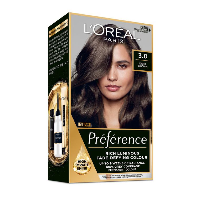 L'Oreal Paris Preference Hair Colour Dark Brown 3, , hi-res