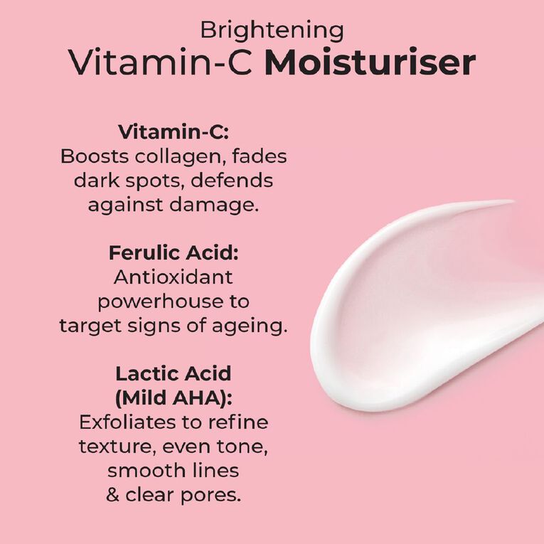 MCoBeauty Glow Brightening Vitamin-C Moisturiser, , hi-res