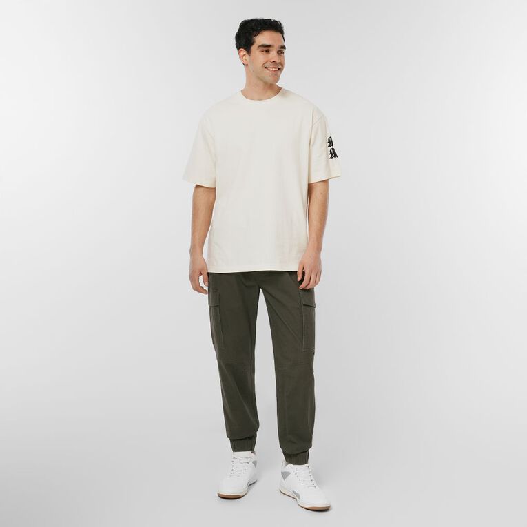 H&H Men's Cuffed Cargo Pant, Green Dark, hi-res