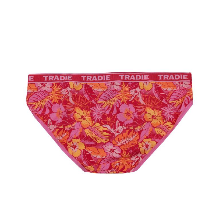 Tradie Women's Curve Bikini 3 Pack, Pink Dark, hi-res