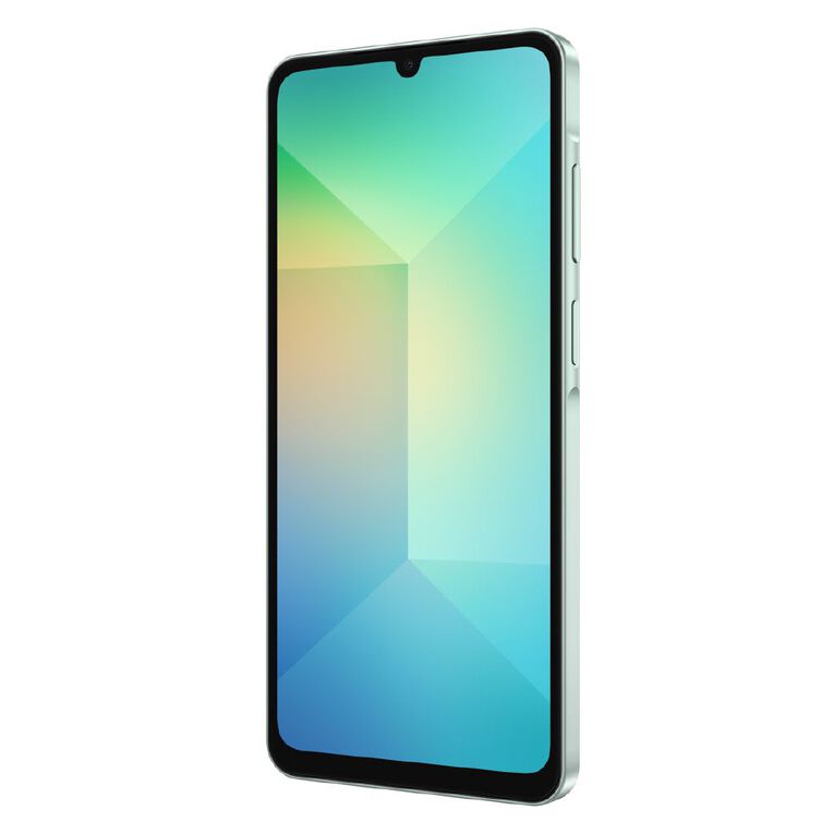 Samsung Galaxy A06 5G with Spark and Skinny Sim Light Green, , hi-res