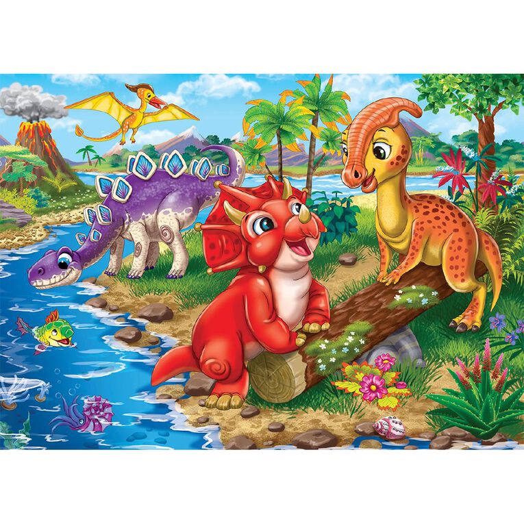 Dinosaur Junior Frame Tray Puzzle 35 Piece, , hi-res