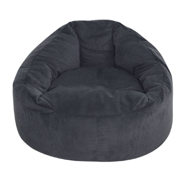Living & Co Chunky Cord Bean Bag Cover Navy, , hi-res
