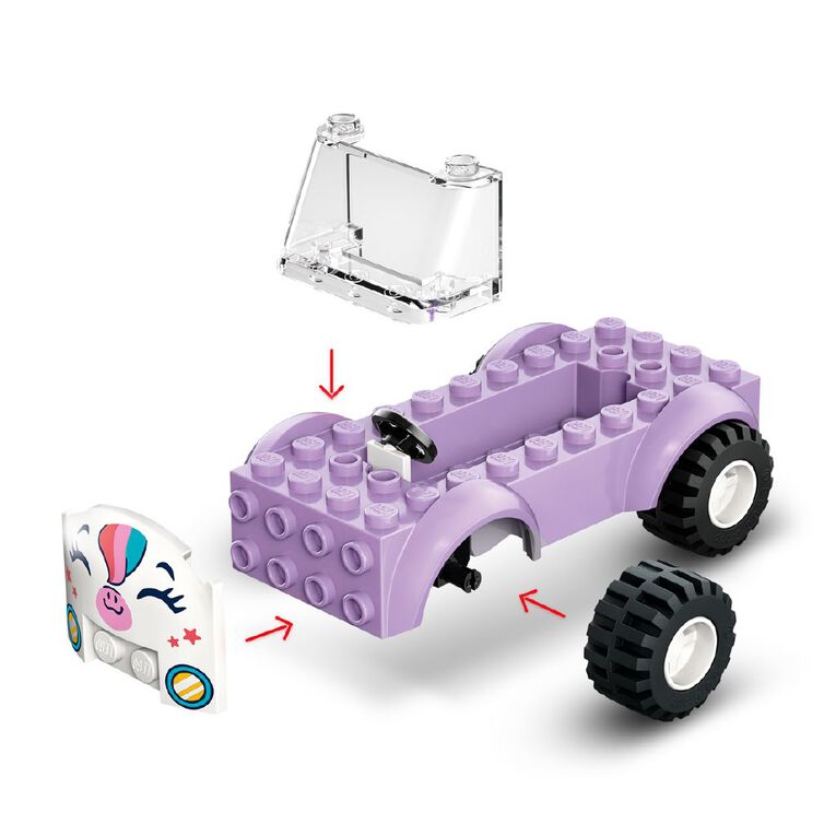 LEGO Friends Unicorn Cake Delivery Car 42675, , hi-res