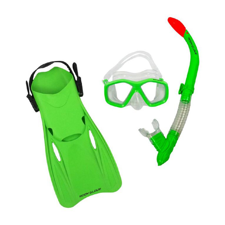 Body Glove Adults' Cruise 4 Piece Snorkelling Set, , hi-res