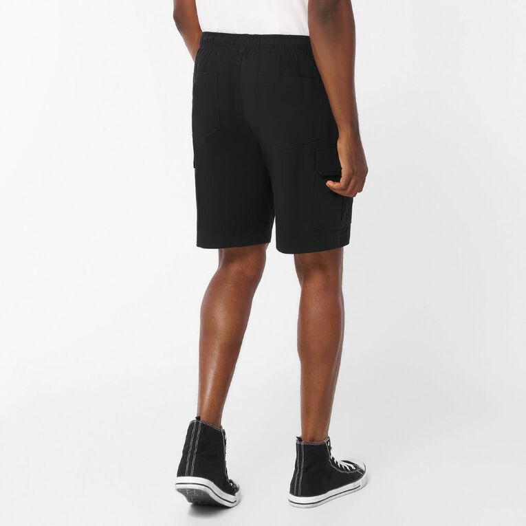 H&H Men's Cargo Shorts, Black, hi-res