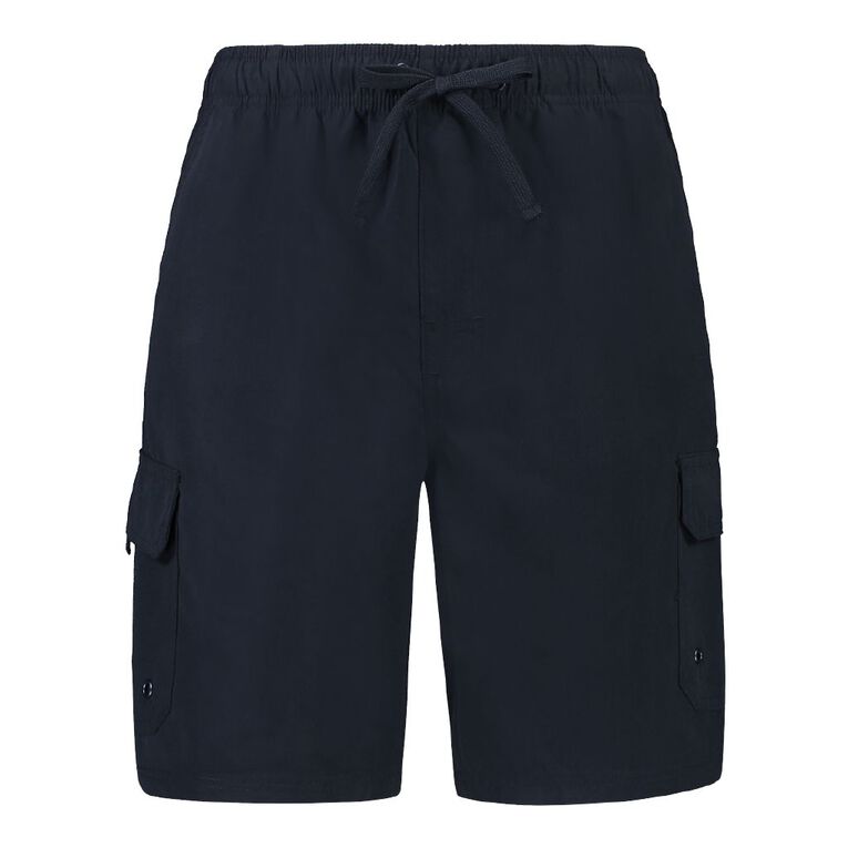 H&H Men's Cargo Swim Short, Navy, hi-res