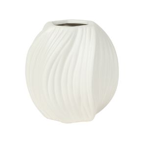Living & Co Swirl Ceramic Round Vase 12cm