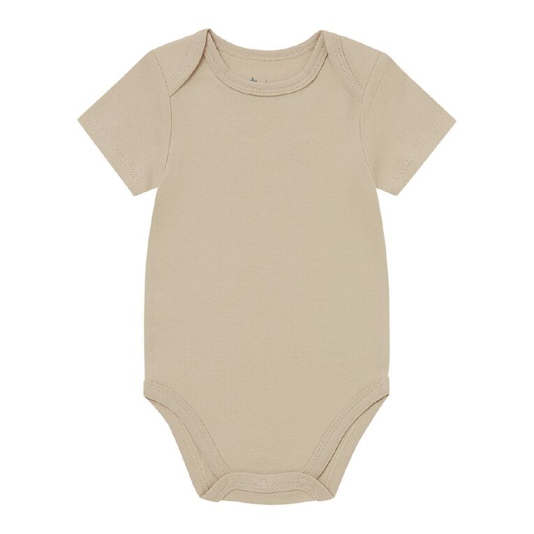 Young Original Babies' Short Sleeve Printed Bodysuit 3 Pack, Blue Light DINO, hi-res