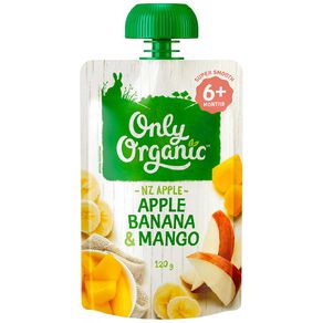 Only Organic Apple Banana & Mango Formula 120g
