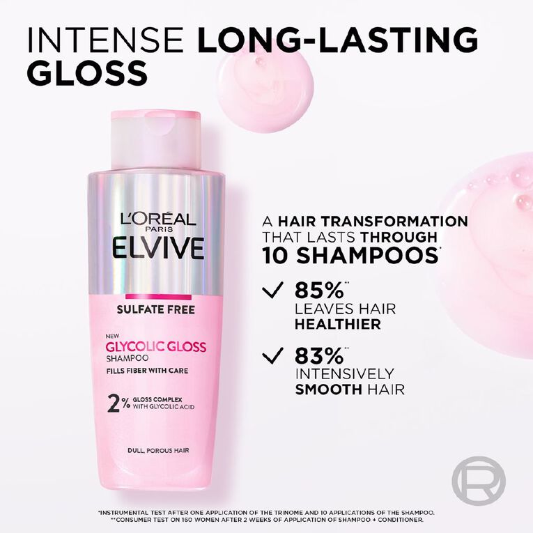 L'Oreal Paris Glycolic Gloss Shampoo 200ml, , hi-res