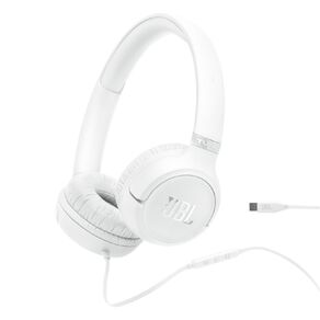 JBL JBL Tune 530 Wired USB-C On-Ear Headphones - White