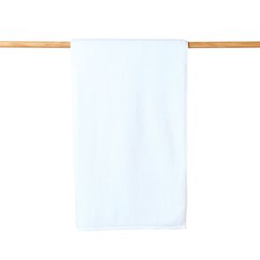 Living & Co Plush Plain Spa Towel White