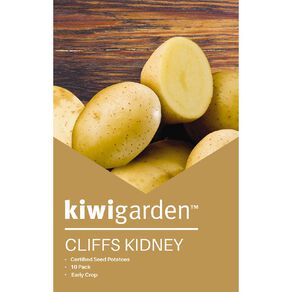 Kiwi Garden Seed Potato Cliff Kidney 10 Pack