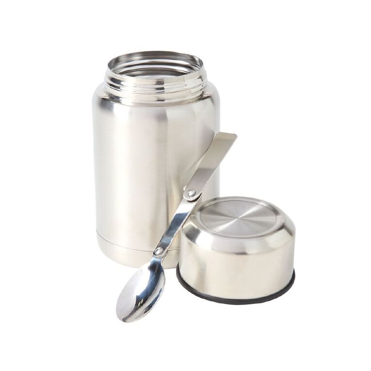 Living & Co Essentials Food Flask Stainless Steel 1L, , hi-res
