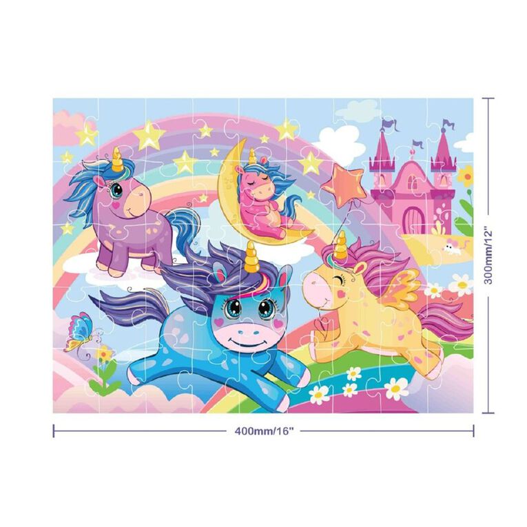 Junior Jigsaw Carry & Play: Rainbow Unicorn, , hi-res