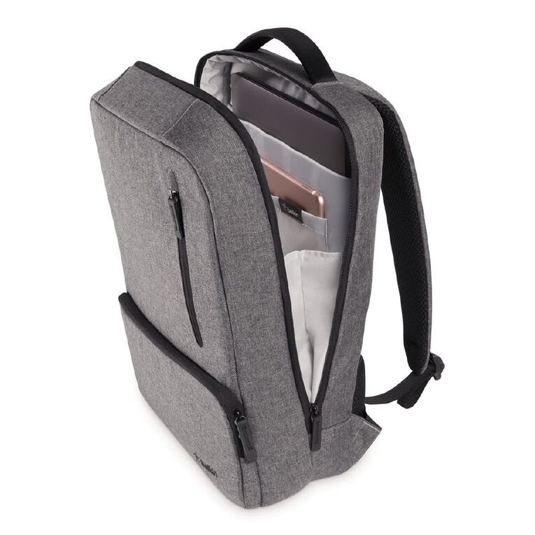 Belkin Commuter 15.6 inch Laptop Backpack Grey Grey Mid, , hi-res