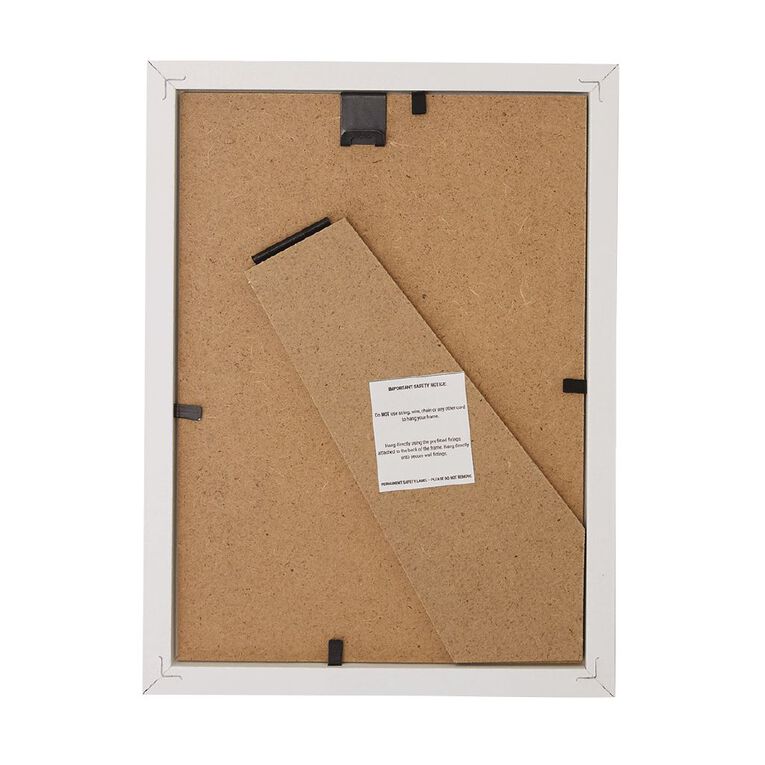 Living & Co Value Photo Frame White 5in x 7in, White, hi-res