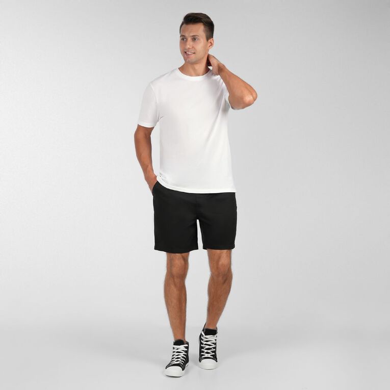H&H Men's Woven Shorts, Black, hi-res